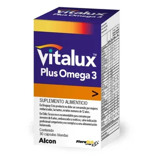 Envase de Vitalux plus omega 3 x 30