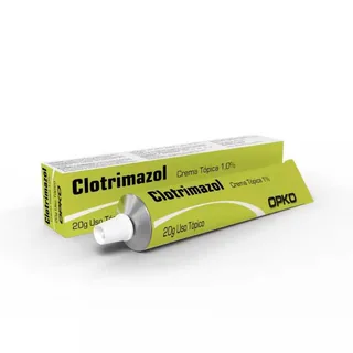 Envase de Clotrimazol crema 1% x 20 gramos