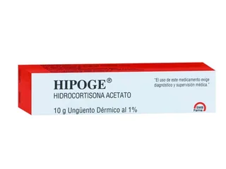 Envase de Hipoge unguento dermico 1% x 10 gr