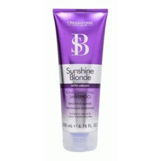 Envase de Sunshine blonde purple shampoo x 200 ml