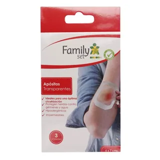 Envase de F.set aposito 6x7 x 3
