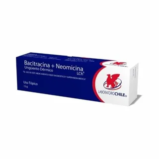 Envase de Bacitracina + neomicina ungüento x 15gr
