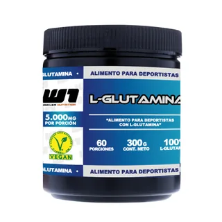 Envase de L-glutamina x 60 porc depor