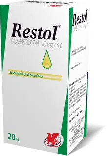 Envase de Restol domperidona 10 mg/ml gotas orales x 20 ml