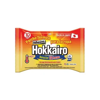 Envase de Hokkairo parche termico ropa