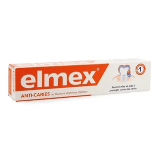 Envase de Elmex cre dental anticar x 90 gr