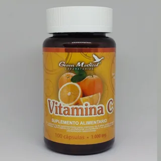 Envase de Vitamina c 1000 mg x 100 caps