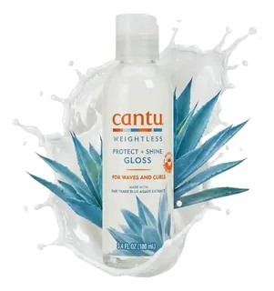 Envase de Cantu gloss weightless smoothing shine x 100ml