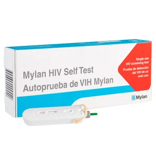 Envase de Autoprueba vih mylan