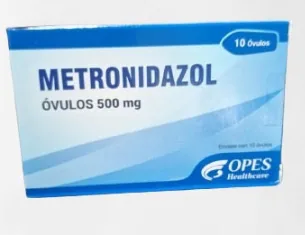 Envase de Metronidazol 500 mg x 10 ovulos opes
