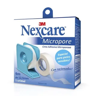 Envase de Micropore tela adh 5cm x 9.1mts