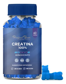 Envase de Creatina gomitas x 60 und perfect bear