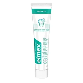 Envase de Elmex crema dental sensitive x 100 gr