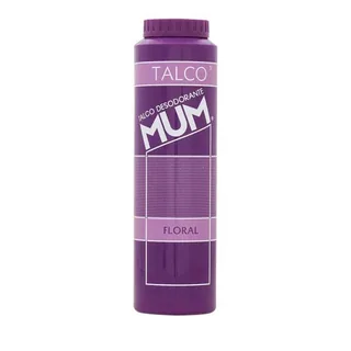 Envase de Mum talco corporal floral 120 gr