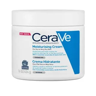 Envase de CeraVe crema hidratante x 454 gr