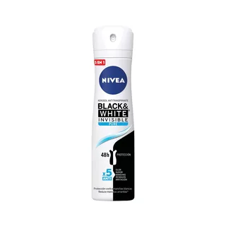 Envase de Nivea desodorante spray black&white pure 150 ml