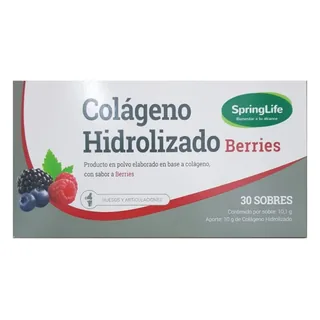 Envase de Colageno hidrolizado berries 10,6g x 30 sobres