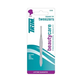 Envase de Pinza cejas punta recta x 1 unidad