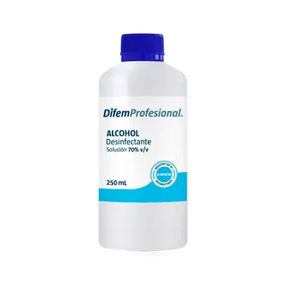 Envase de Alcohol 70 % 250 ml