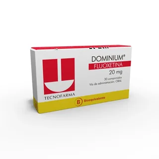 Envase de Dominium 20 mg x 30 comprimidos