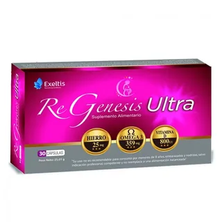 Envase de Regenesis ultra x 30 capsulas