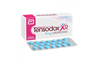 Envase de Tensodox xr 10 mg x 20 comprimidos