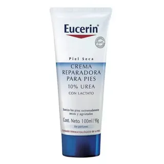 Envase de Eucerin crema para pies 10% urea