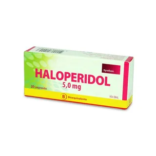 Envase de Haloperidol 5 mg x 20 comprimidos synthon