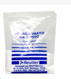 Envase de Bicarbonato de sodio 100g