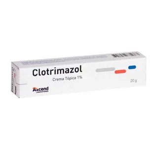 Envase de Clotrimazol crema 1% x 20 gramos