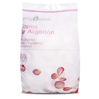 Envase de Algodon en copos x 100 u spring natural