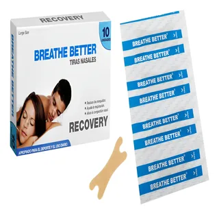 Envase de Breathe better tiras nasales x 10 un