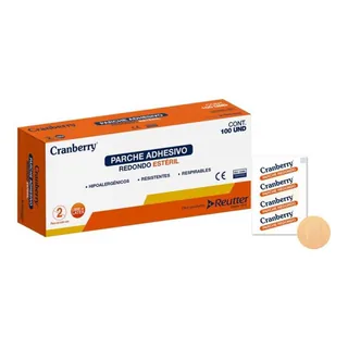 Envase de Parche adhesivo redondo esterilx 100 unidades