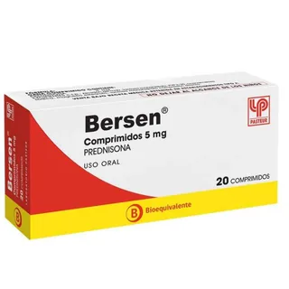 Envase de Bersen 5 mg x 20 comprimidos