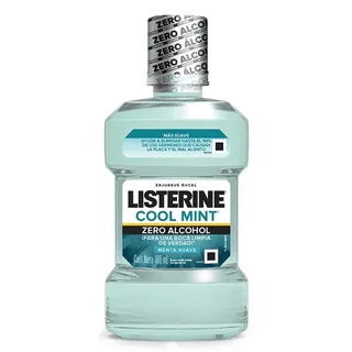 Envase de Listerine cool mint 180 ml zero alcohol