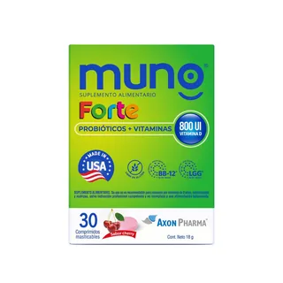 Envase de Muno forte x 30 comp masticables cda