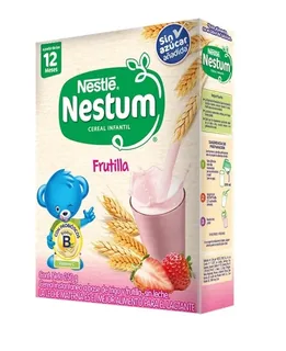 Envase de Nestun frutilla x 250 gr nestle