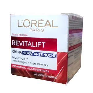 Envase de L'Oréal paris revitalift crema hidratante noche multi-lift crema hidratante noche