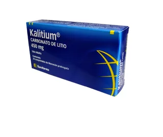 Envase de Kalitium 300mg x 50 comprimidos cenabast