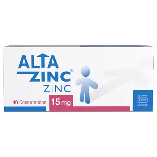 Envase de Altazinc 15 mg x 40