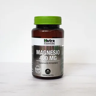 Envase de Nutra-magnesio 400mg x 60 comp