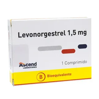 Envase de Levonorgestrel 1.5 mg x 1 comprimido