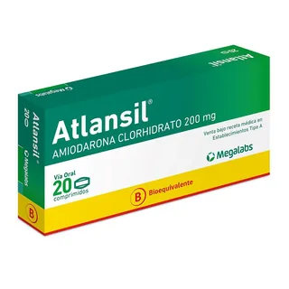Envase de Atlansil 200mg x 20 comprimidos