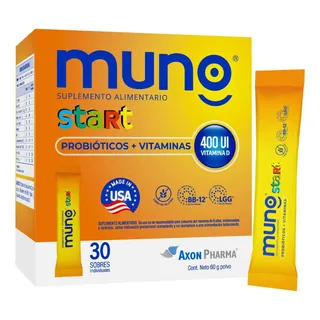 Envase de Muno start 400ui 30 sobres 60g