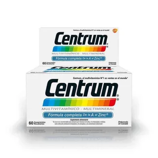 Envase de Centrum tradicional x 60 comp
