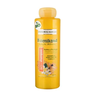 Envase de Shampoo Familand jalea real 750ml frasco