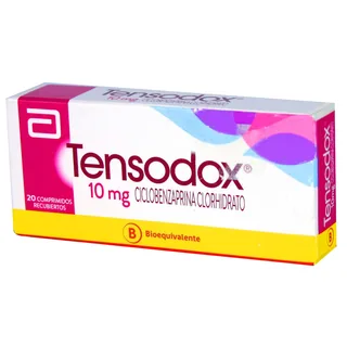 Envase de Tensodox 10 mg x 20 comprimidos