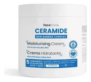 Envase de Crema hidratante piel seca 340 ml ceramide
