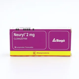 Envase de Neuryl 2mg x 30 comprimidos