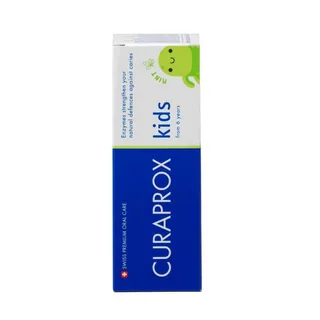 Envase de Curaprox kids menta pasta dental x 60 ml dental